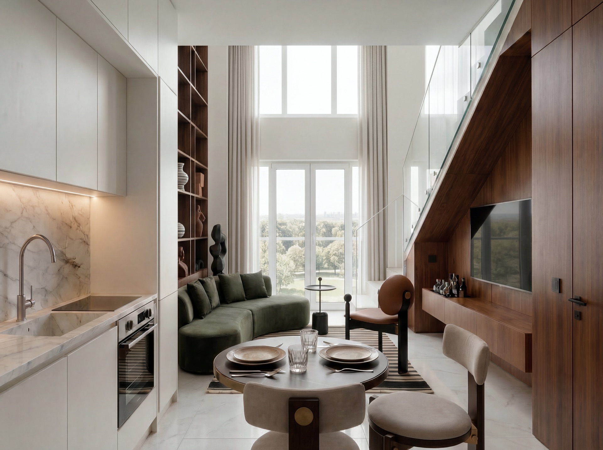 Interior de loft duplex do INC 31