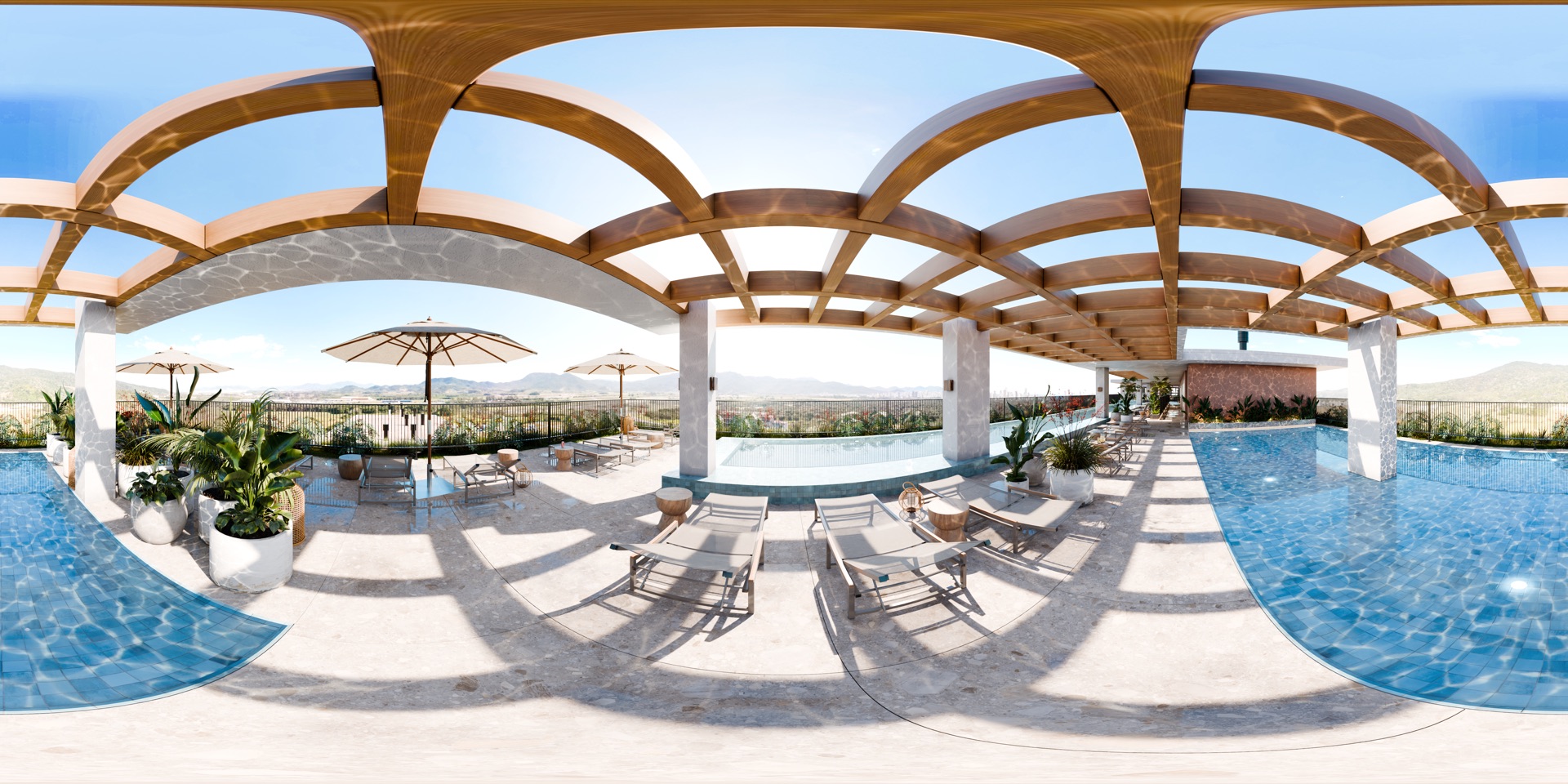 Piscina do Veleiros Residence