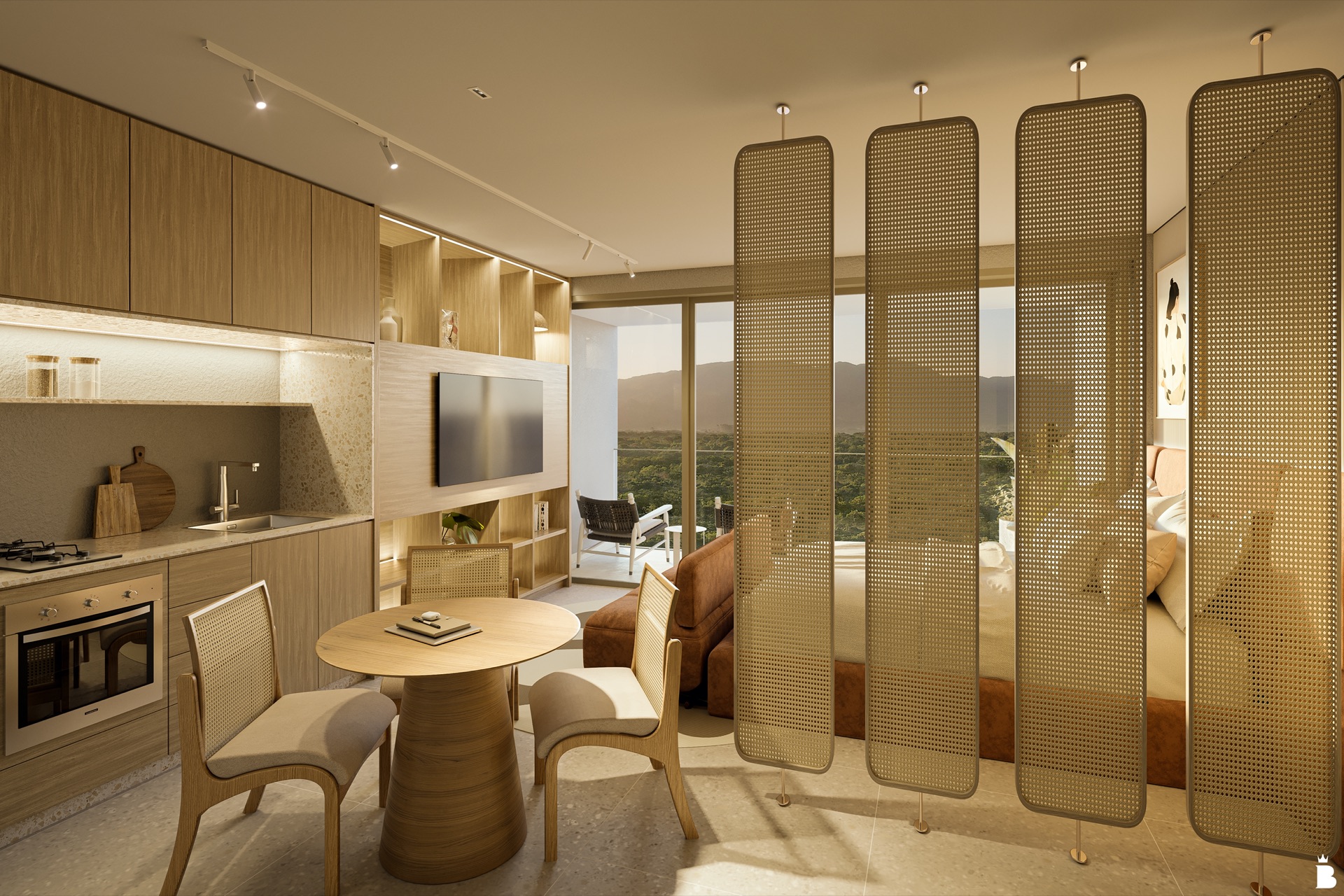 Studio de 40 m² do Vitta 27